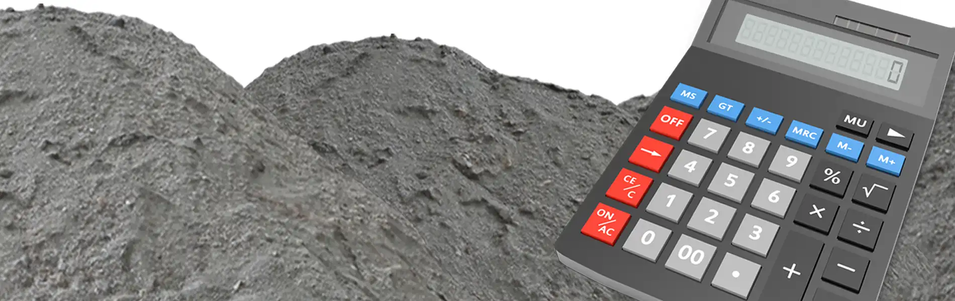 Calculation of sand quantities