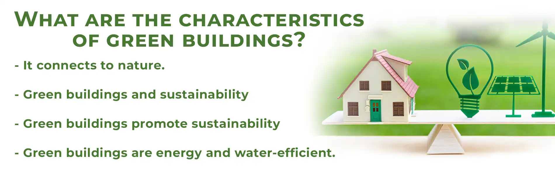 characteristics of green buildings