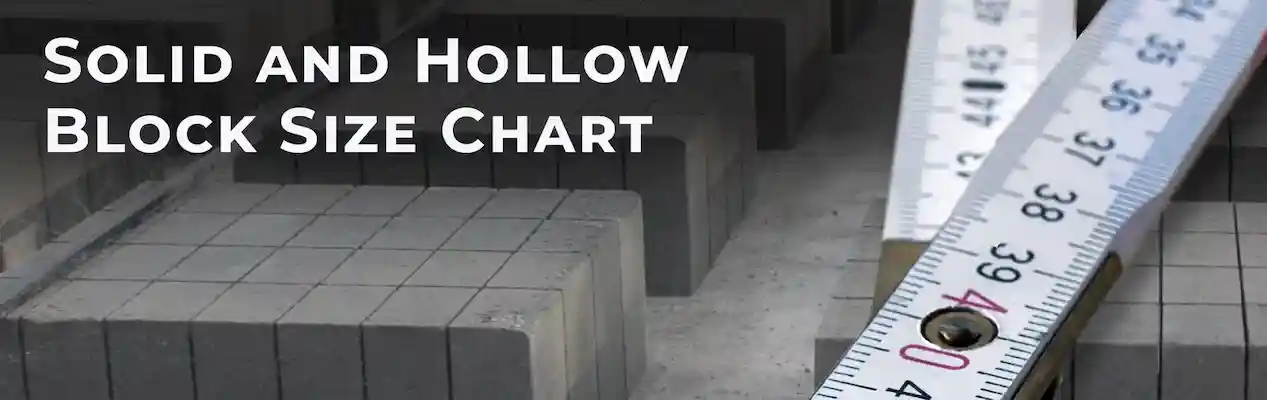 Solid and Hollow Concrete Block Sizes and Calculations