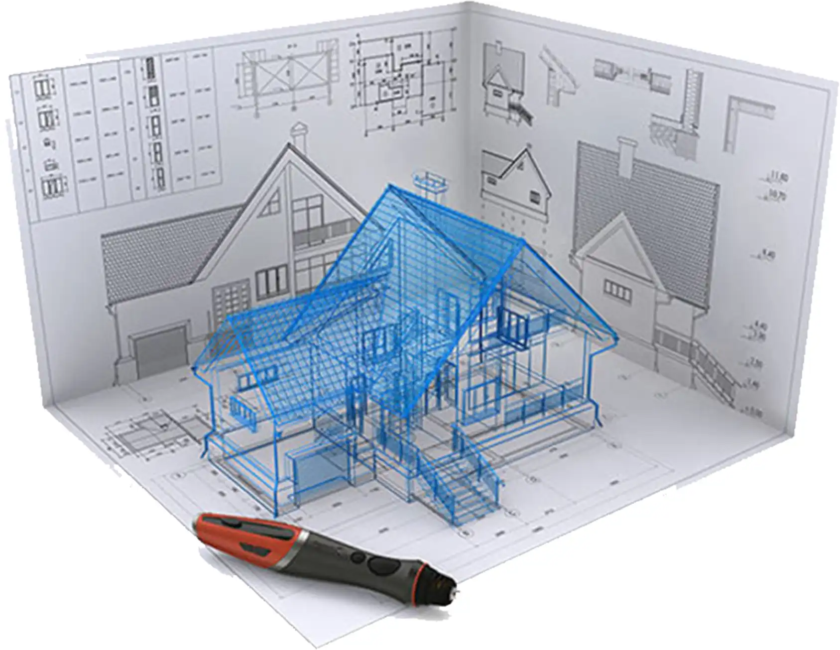 3D printed house design