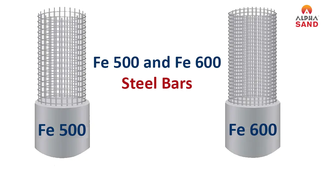 Fe 500 and Fe 600 Steel Bars