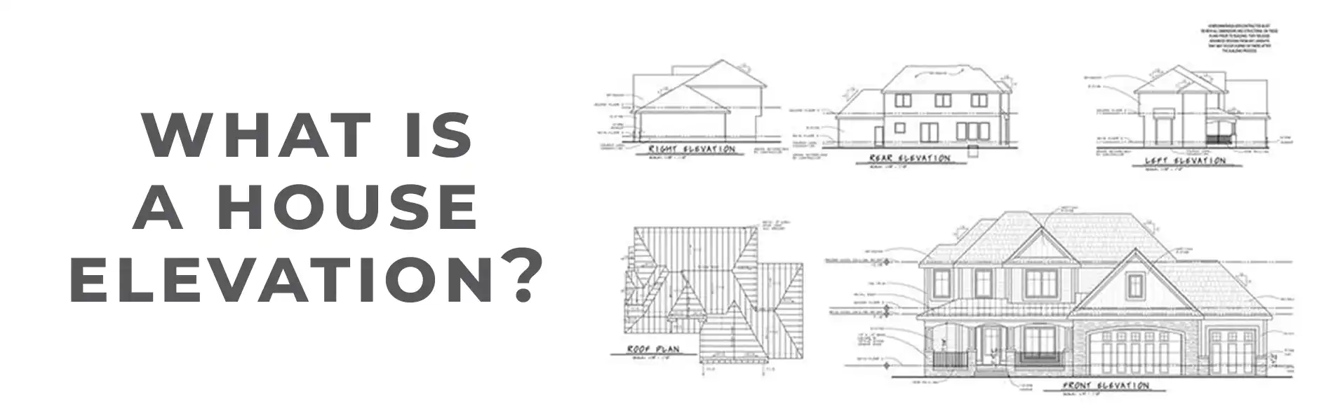 What does house elevation mean
