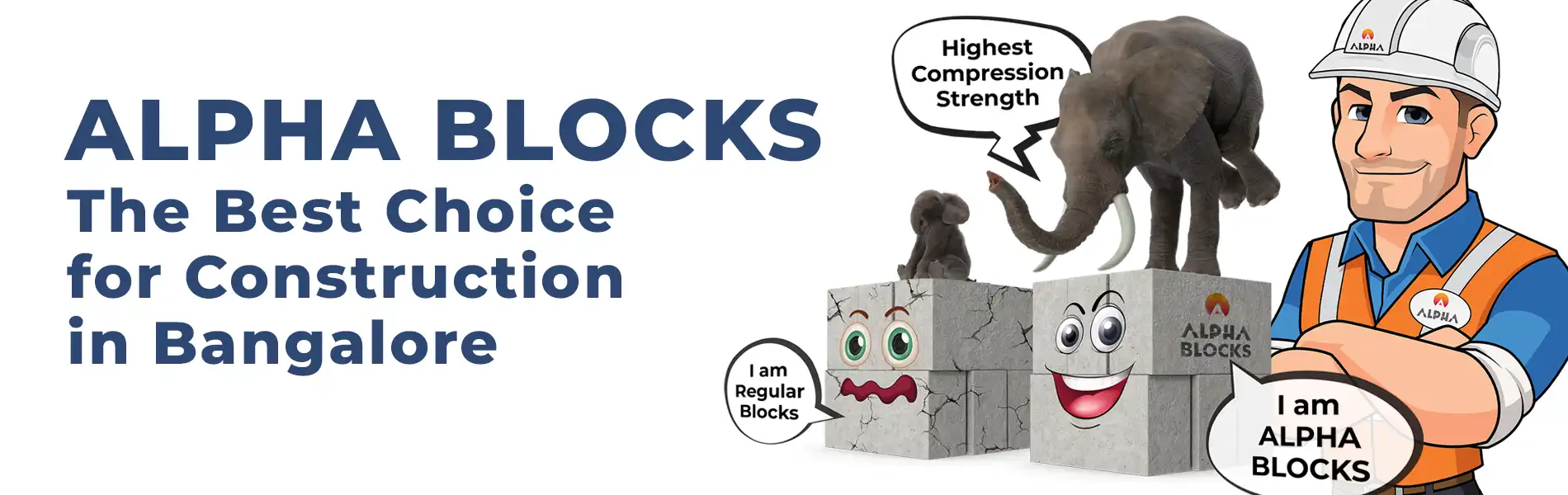 Why alpha concrete blocks